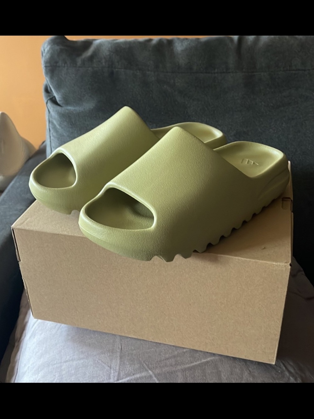 Yeezy Slide Sandals Olive Green